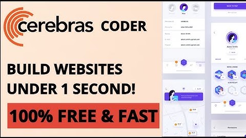 BUILD FULL-STACK WEBSITES UNDER A SECOND! Cerebras coder, beats LOVEABLE.DEV and Bolt.new!