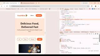 FreshBite Food Ordering Platform