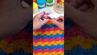 Crochet Easy Shell Stitch #shorts