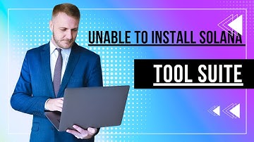 Unable to install Solana tool suite (Windows), Installing Solana Tool Suite on Windows