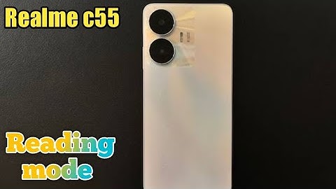 How To Reading Mode Setting Inow To Enable Reading Mode In Realme C55,How To Use Eyepro In Realme