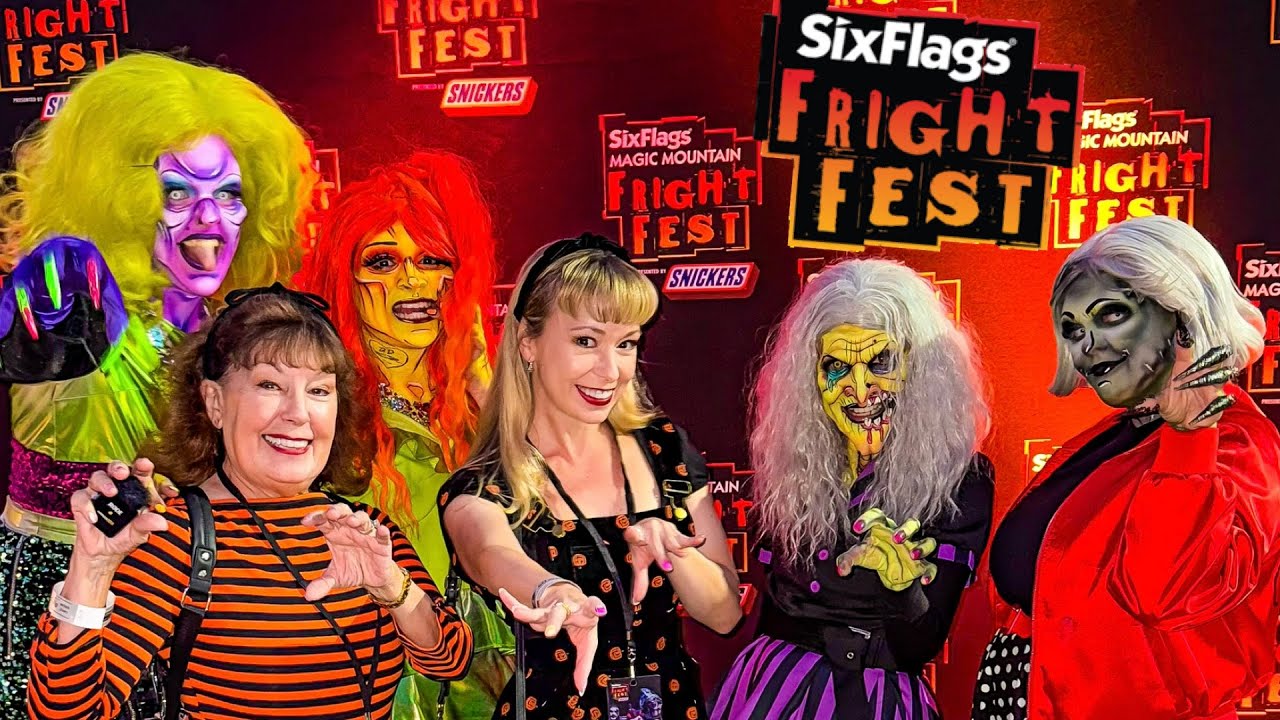 Наш первый раз на Fright Fest! | INSANE Haunt в Six Flags Magic Mountain