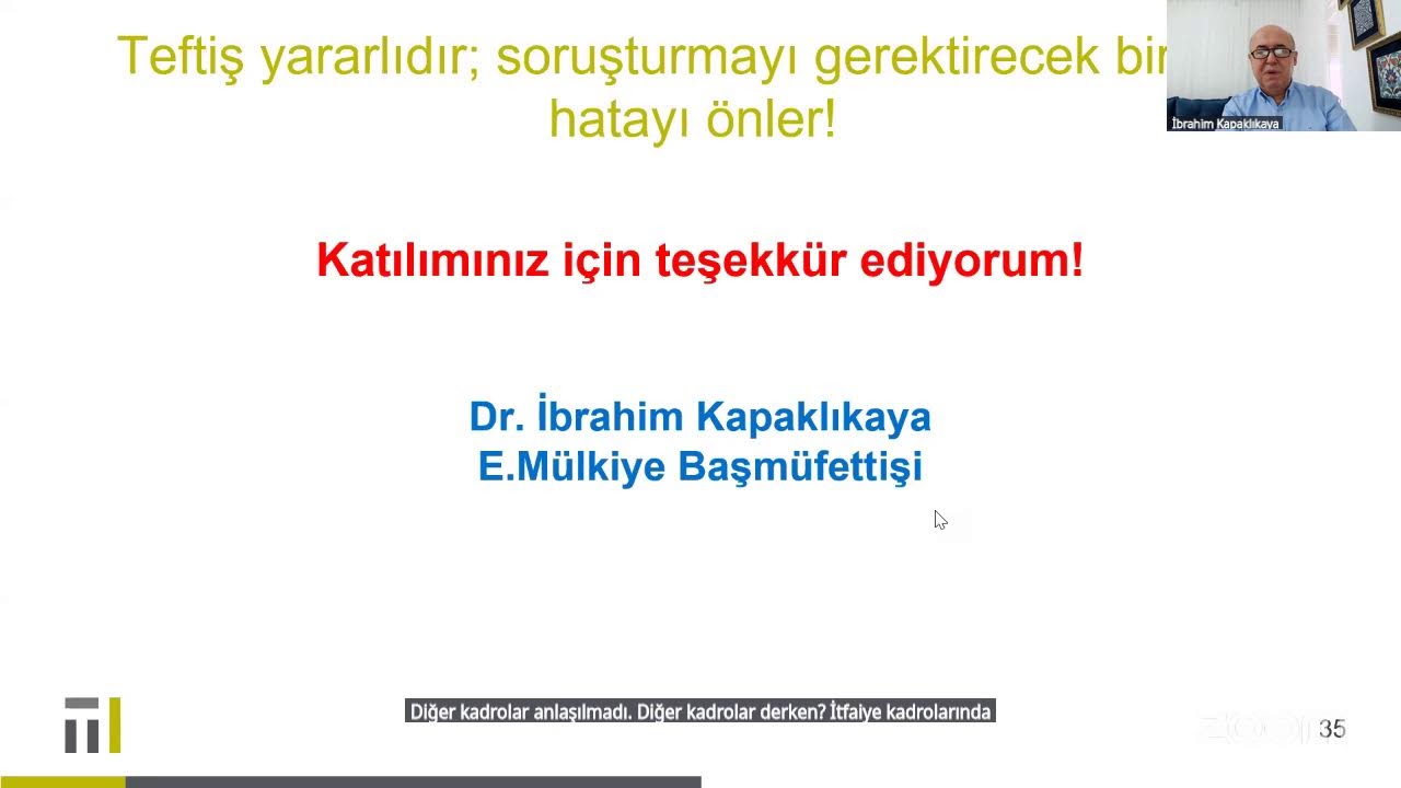 Belediyelerde Mülkiye Müfettişi Raporları ve Sonuçlandırma Süreçleri