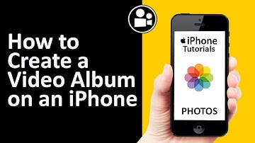 iPhone Video Editing - How to Create an Album in Photos.