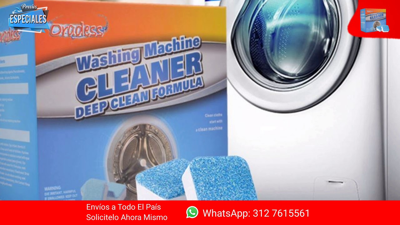 Pastillas Limpia Lavadoras Deep Clean Formula Mejorada Antibacterial