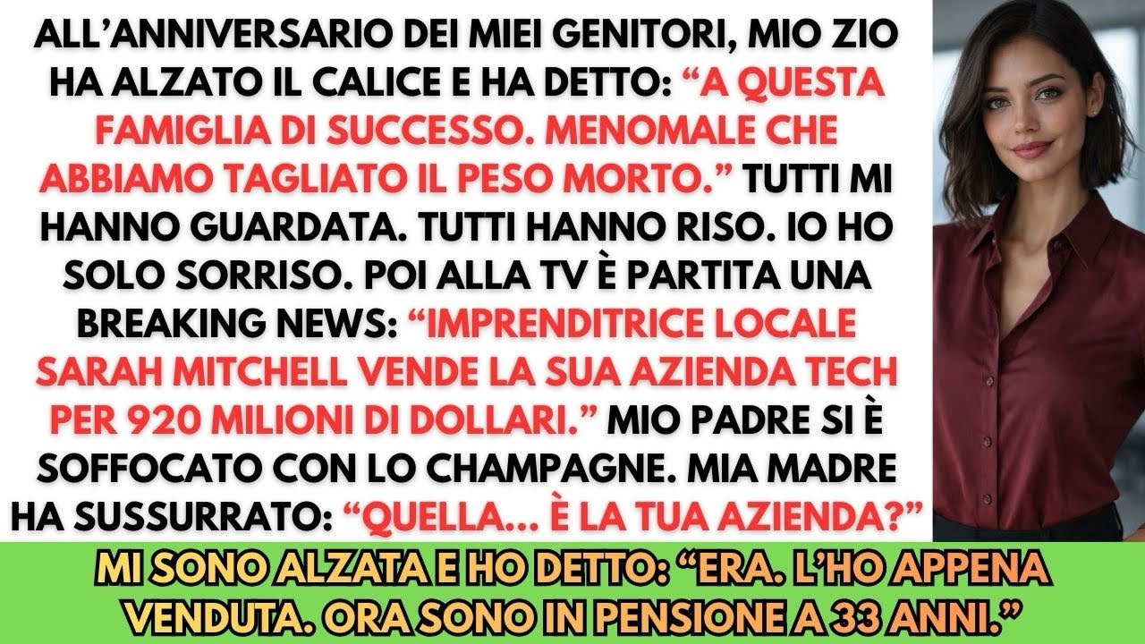 “Abbiamo eliminato il peso morto”, dissero a cena — poi la TV mostrò il mio nome