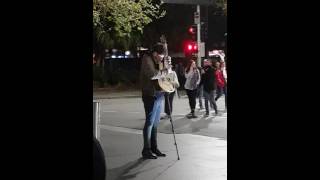 Amazingly talented guitarist at Circular Quay, Sydney