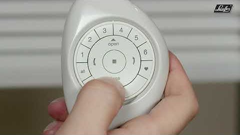 Setting limits - Venetian Blinds - OPEN position - PowerView® Automation