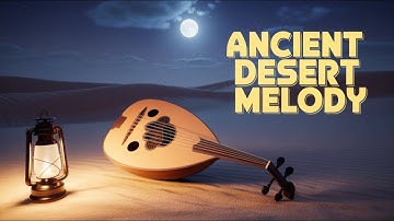 Whispers of the Desert Moon - Sad Arabic Instrumental | Oud, Nai & Qanun Music
