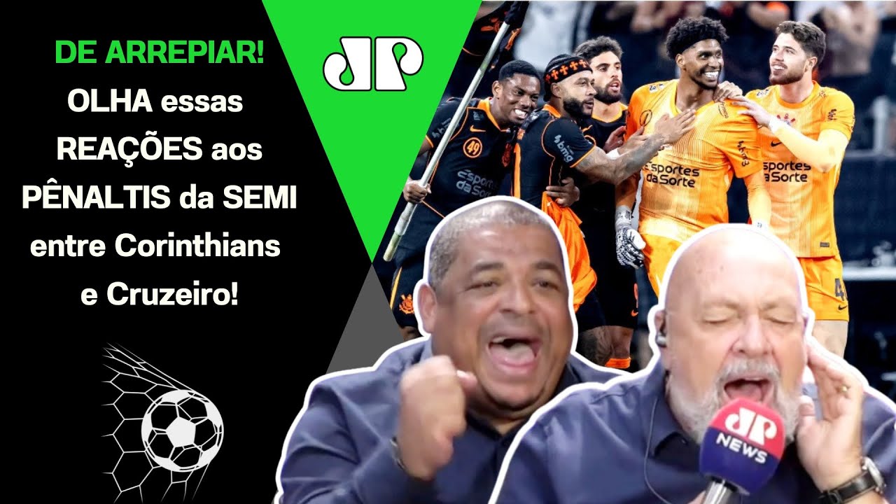 VAMPETA QUASE INFARTOU AO VIVO! | REAÇÕES dos PÊNALTIS de CORINTHIANS x CRUZEIRO! | GABIGOL VILÃO!