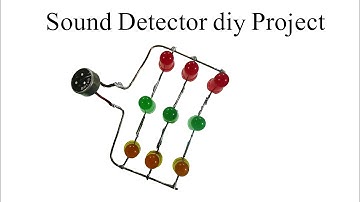 How to make Sound detector, music detector diy project