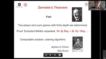 Johan van Benthem: Interfacing Logic and Games (19 November 2020)
