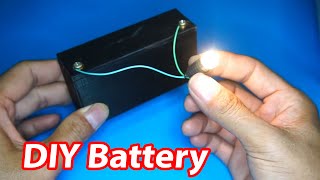 How to make battery from copper sheet