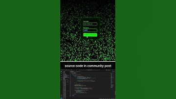 🟢 Matrix Login Portal – Enter the Codeverse | HTML CSS JS Cyber UI 💻💚#coding #shorts #ytshorts