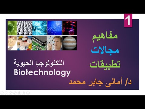 التكنولوجيا الحيوية - مفاهيم- مجالات- تطبيقات Biotechnology د/ أمانى جابر محمد