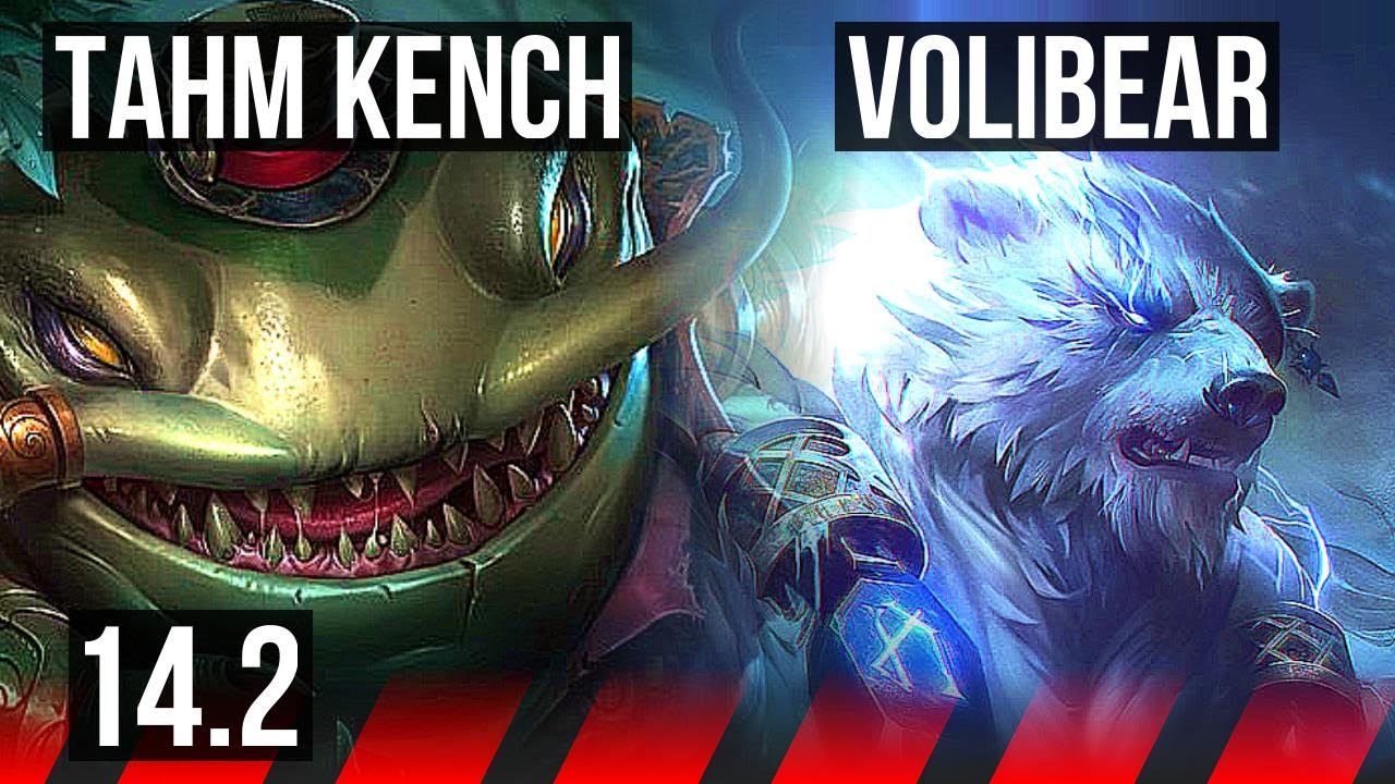 TAHM vs VOLI (TOP) 5/0/1, Rank 8 Tahm, 400+ games TR Master 14.2