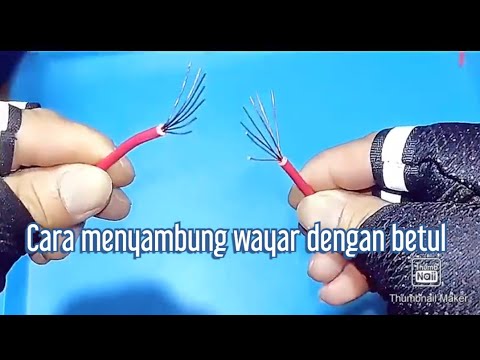 Video: Cara Merapatkan Wayar Rangkaian