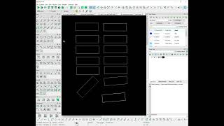 LibreCAD Rectangle (1 Point) Action