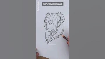 Anime drawing  #drawingstyles #sketch