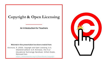 Copyright and Open Licensing