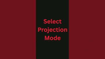 How to invert the image in projector