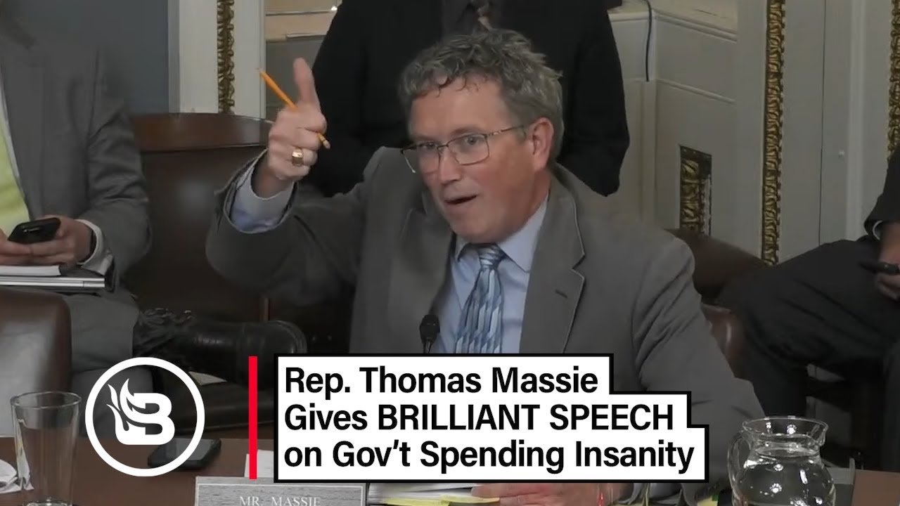 Rep. Massie RIPS Gov't Spending — BEST SPEECH of the Year in Congress