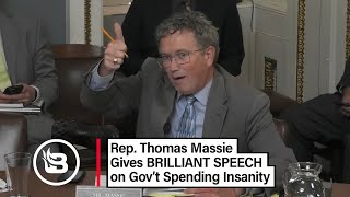 Rep Massie RIPS Gov t Spending BEST SPEECH of the Year in Congress