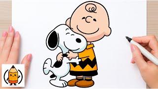 How To Draw Charlie Brown And Snoopy 