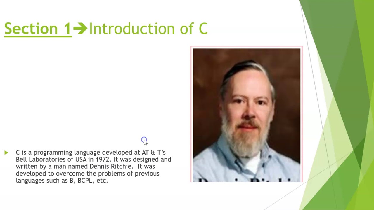 Introduction to C programming - YouTube