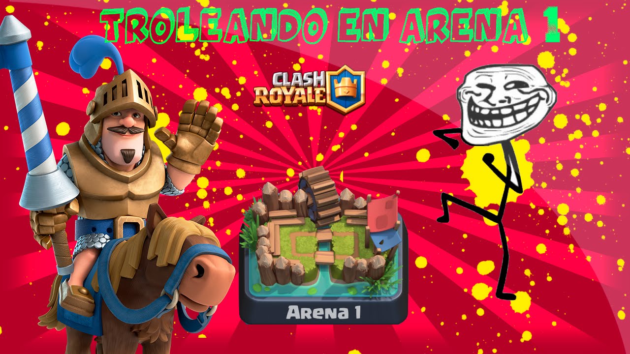juegos panamericanos 2019 en vivo TROLEANDO EN ARENA 1!! - Clash Royale - Abrimos el clan!! Cuenta peque#1