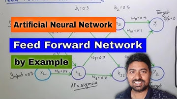 Feed Forward Neural Network Calculation by example | Deep Learning | Artificial Neural Network