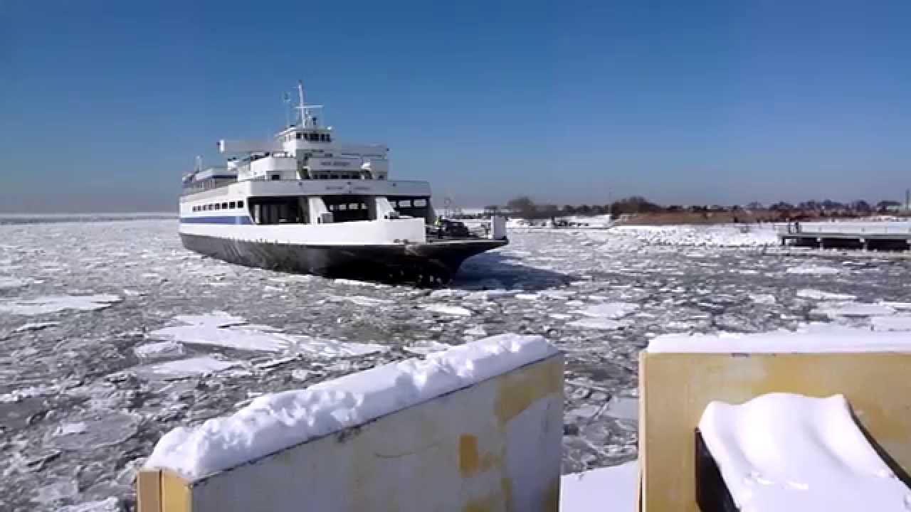 Cape May Lewes Ferry As Icebreaker