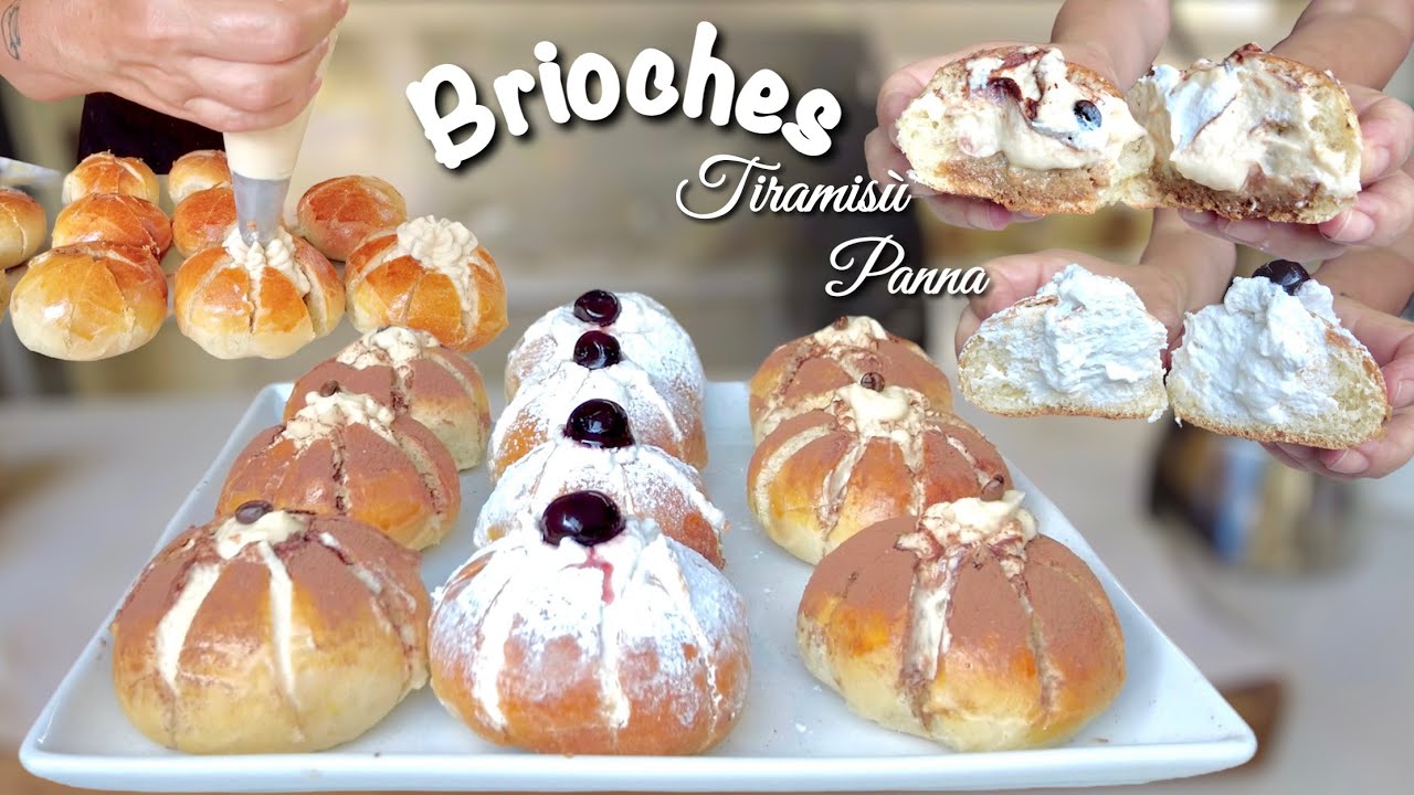 БРИОШИ с ТИРАМИСОМ и СЛИВКОМ очень мягкие