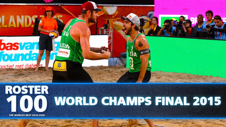 Nummerdor/Varenhorst vs. Alison/Bruno - FULL FINAL | Beach Volleyball World Champs 2015