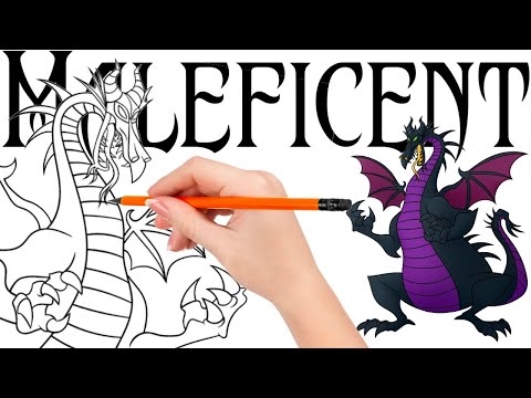 sleeping beauty dragon coloring page