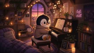     Peaceful Lofi Piano with Pip 🐧🎹 | Cozy Relaxing Music & Cute Animation screenshot 3
