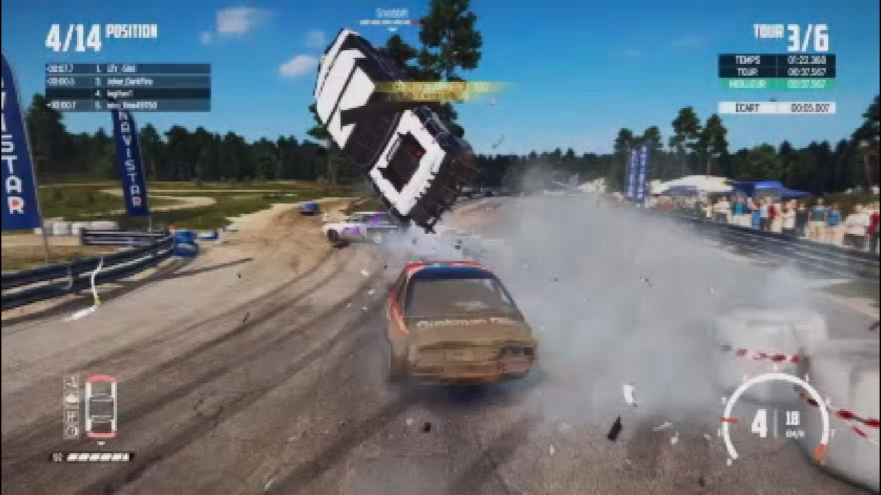 Compilation de Crash sur Wreckfest