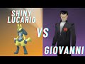 One Shiny Lucario Vs Team Rocket Boss Giovanni (No Switches)