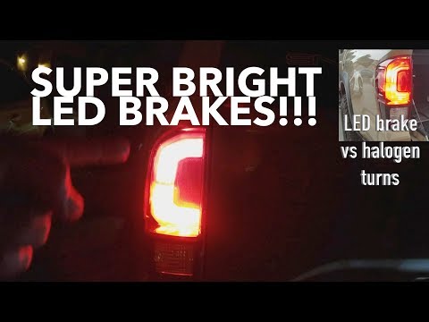 Extremely bright LED brakelights  2016+ Toyota Tacomas  & other size 7443 7440 7441 W21W