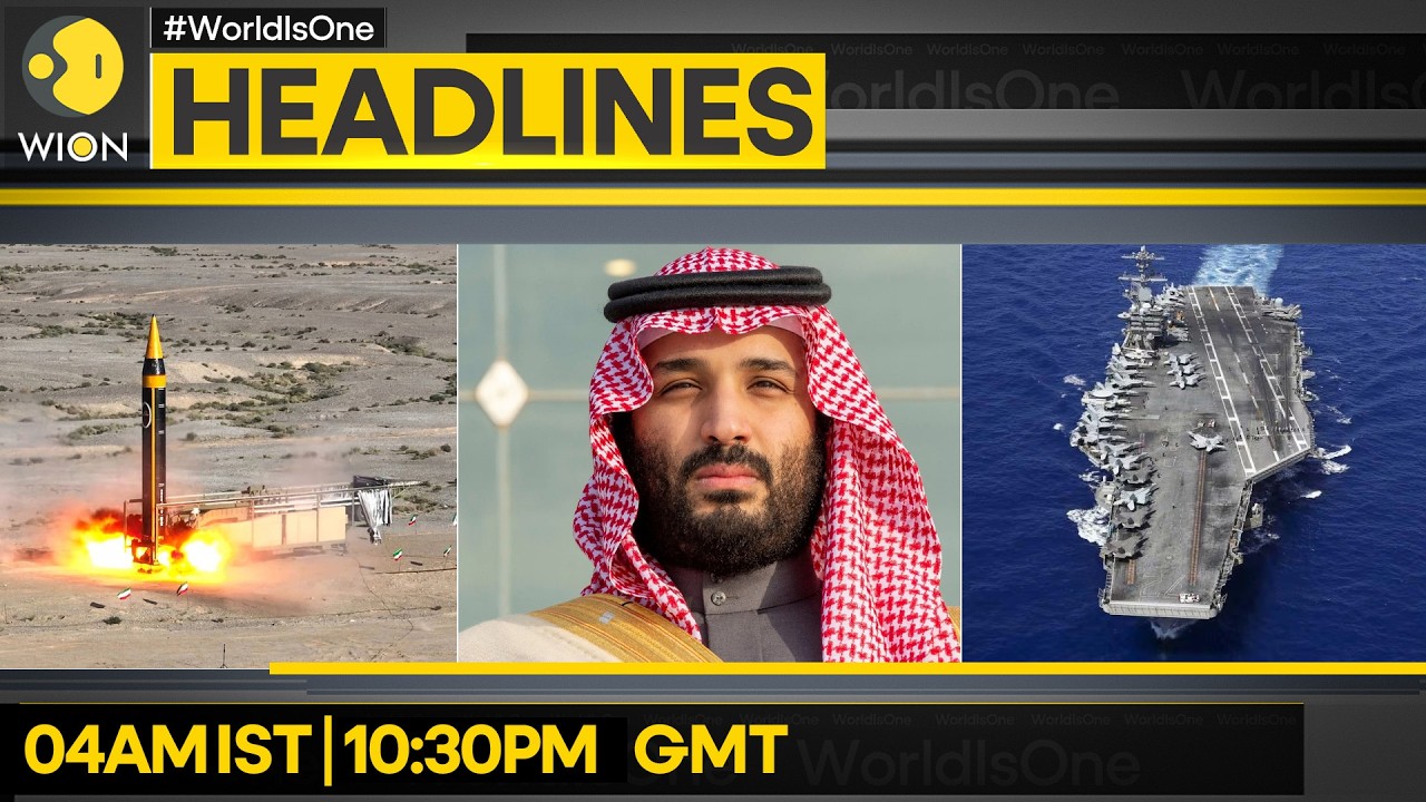 Iran Strikes Back: Iran Fires Missile at USS Abraham Lincoln | Heavy Bombing in Tehran | Headlines