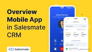Overview Mobile App in Salesmate CRM - The Freedom of Selling screenshot 3