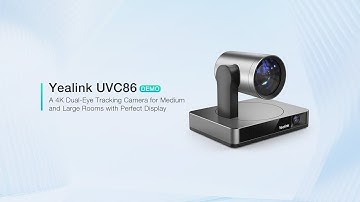 Yealink UVC86 Demo - A 4K Dual-Eye Tracking Camera for Medium and Large Rooms