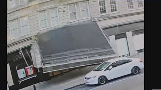 Large, concrete awning collapses in front of Brooklyn subway station