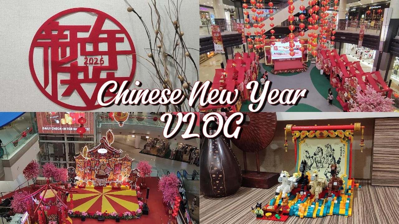 Vlog 4 - Chinese New Year in Malaysia - Preparation & Celebration - Lego & food - House Visitations