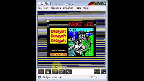 Save Bruce Lee - Speedlock - ZX Spectrum