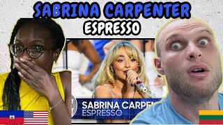 REACTION TO Sabrina Carpenter - Espresso (Live on The Tonight Show Jimmy Fallon) FIRST TIME WATCHING