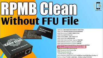without FFU File RPMB Clean!Easy JTAG plus