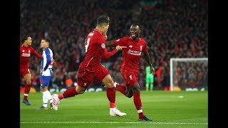 شاهد ملخص اهداف مباراة ليفربول و بورتو 2-0 جنون رؤوف خليف  تألق صلاح