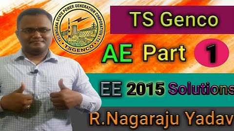 Lecture = 1 TS Genco AE - 2015 - EE Solutions