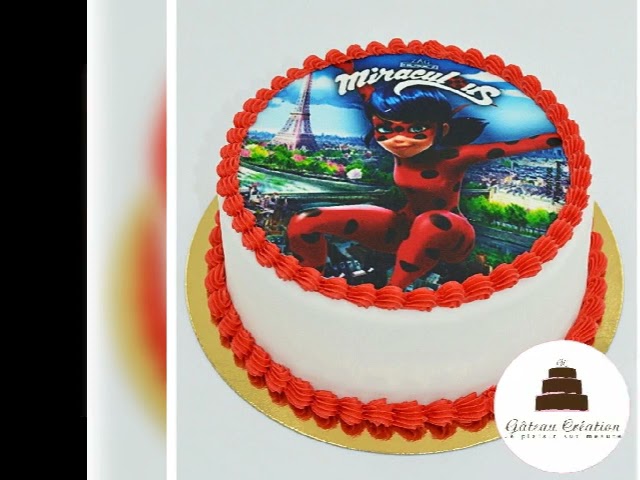 Gâteau d'anniversaire miraculous (fille) 